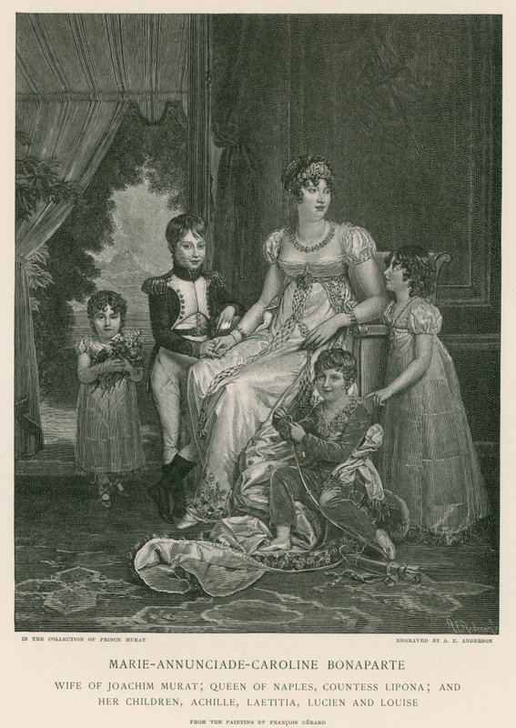Marie-Annunciade-Caroline Bonaparte 作者 弗朗索瓦·帕斯卡·西蒙·杰拉德