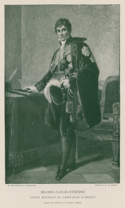 Michel-Louis-Etienne，Saint-Jean d&39;Angely的Reynaud伯爵 作者 弗朗索瓦·帕斯卡·西蒙·杰拉德