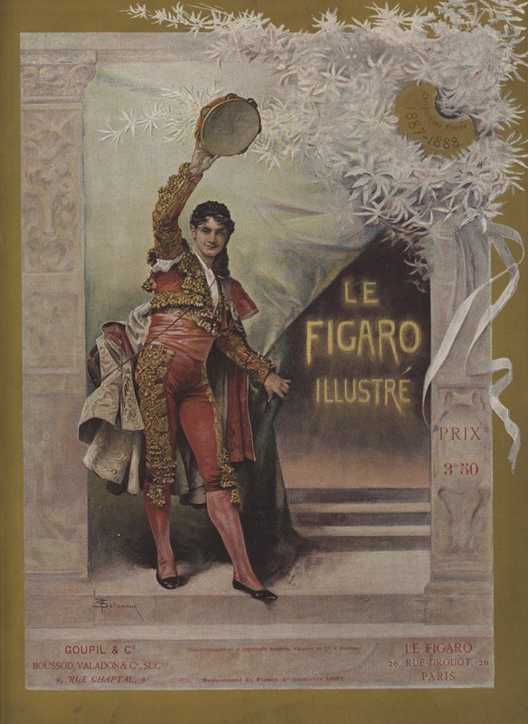 Le Figaro Illustre的封面，1887年12月1日 作者 弗朗索瓦·舒默（Francois Schommer）