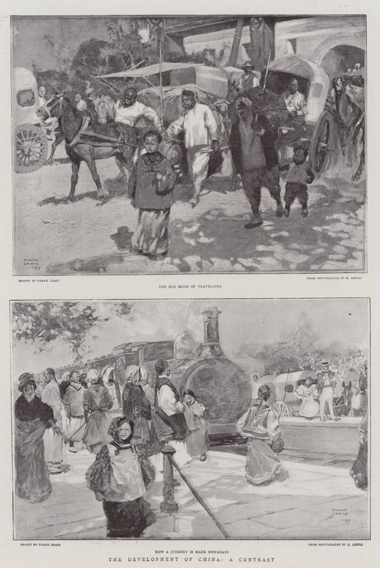中国的发展，对比 作者 弗兰克·克雷格