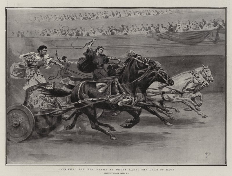 Ben-Hur，Drury Lane的新剧，Chariot Race 作者 弗兰克·达德