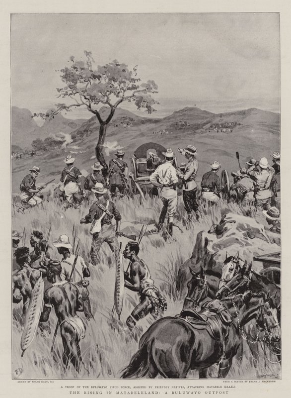 在Matabeleland，一个Buluwayo前哨的崛起 作者 弗兰克·达德