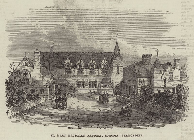 St Mary Magdalen国立学校，Bermondsey 作者 弗兰克沃特金斯