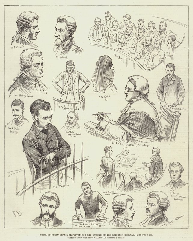 布莱顿铁路谋杀案Percy Lefroy Mapleton的审判 作者 弗兰克·达德