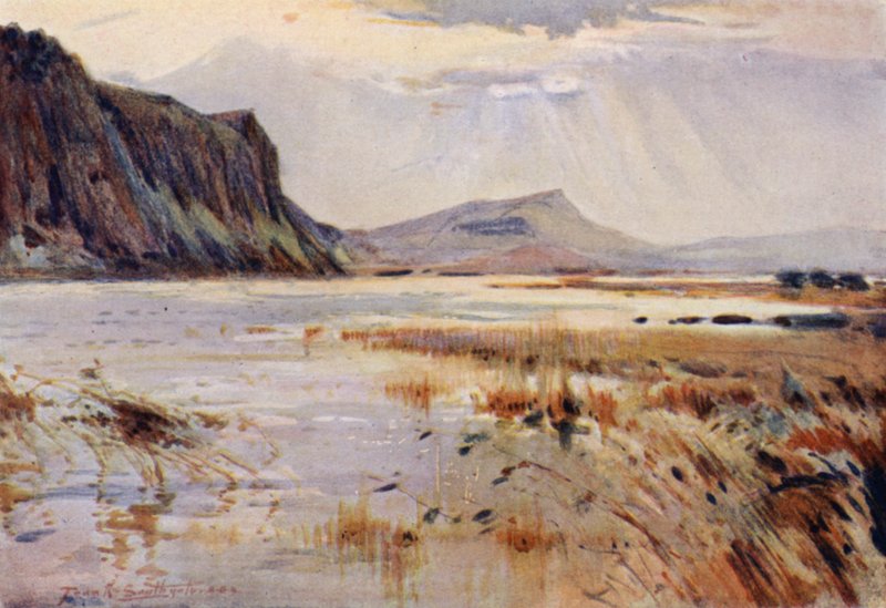 Crag Lough（彩色石版画） 作者 弗兰克·索斯盖特
