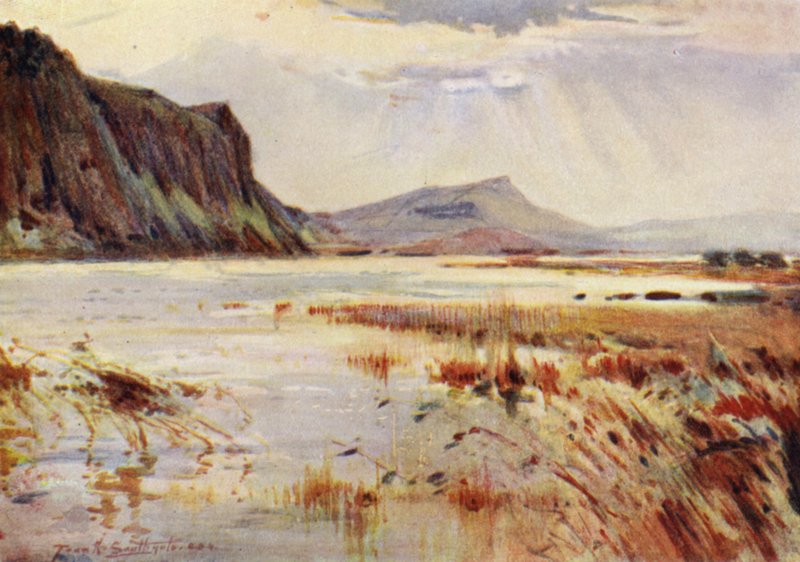 Crag Lough（彩色石版画） 作者 弗兰克·索斯盖特