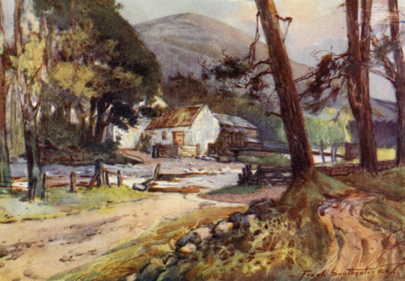 Langleford (colour litho) 作者 弗兰克·索斯盖特