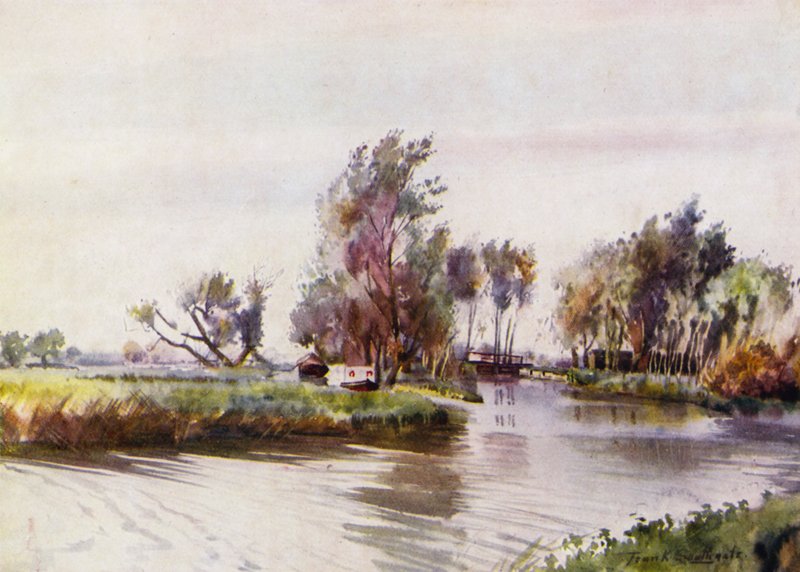 诺福克·布罗斯（Norfolk Broads）：盖尔德斯顿·洛克（Geldeston Lock） 作者 弗兰克·索斯盖特