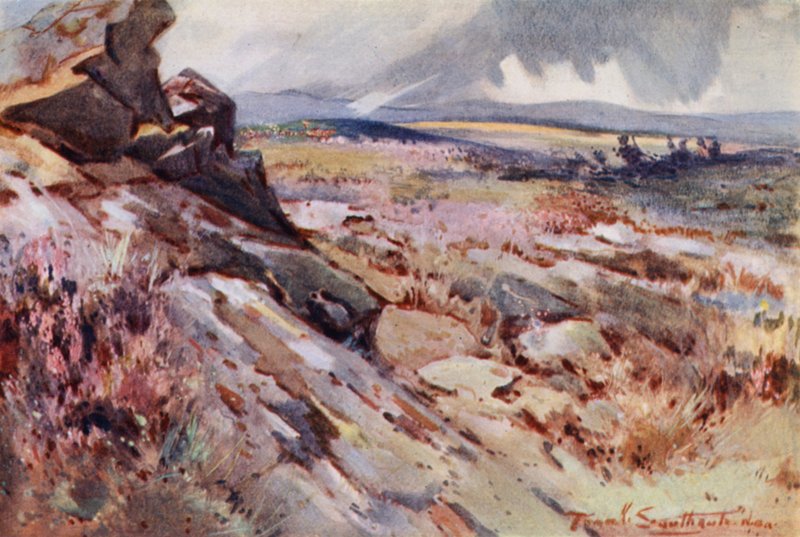 On the Roman Wall (colour litho) 作者 弗兰克·索斯盖特
