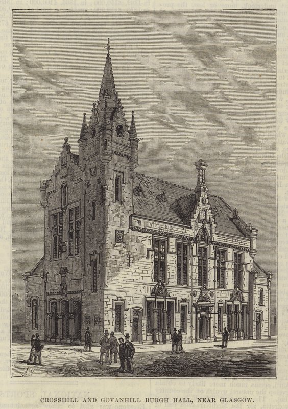 Crosshill和Govanhill Burgh Hall，靠近格拉斯哥 作者 弗兰克沃特金斯