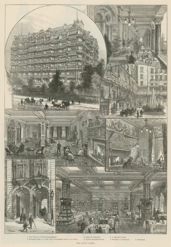 The Savoy Hotel (雕刻) 作者 弗兰克沃特金斯