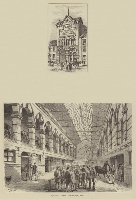 Walker&39;s Horse Repository，York 作者 弗兰克沃特金斯