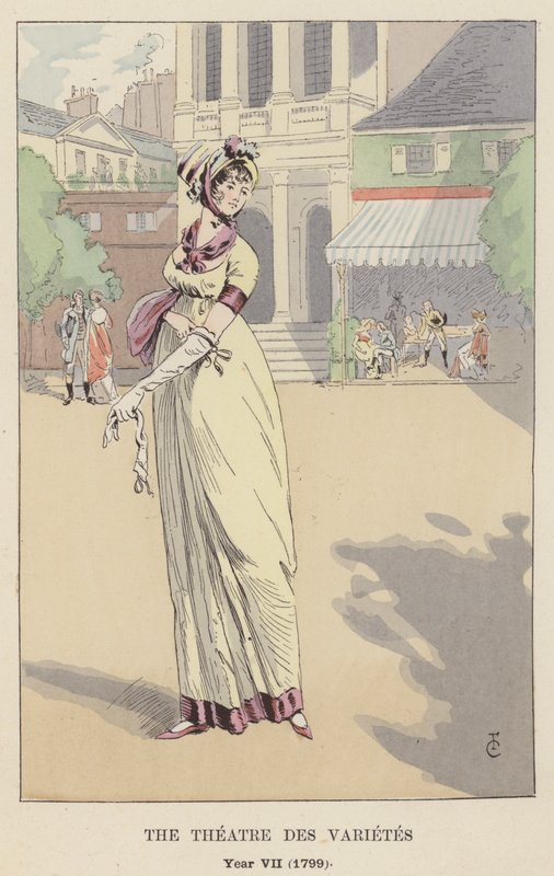 剧院des Varietes，七年级，1799年 作者 弗朗索瓦·库本（FrançoisCourboin）