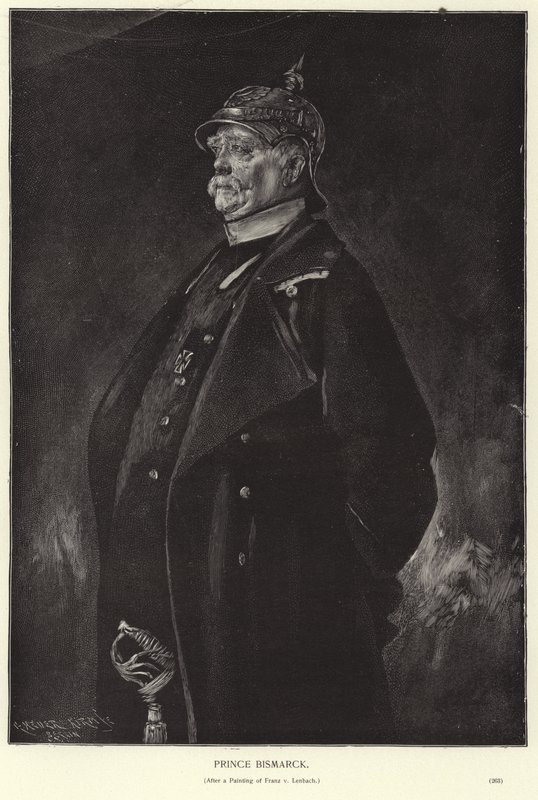 Otto von BIsmarck 作者 弗朗兹·塞拉夫·冯·伦巴赫