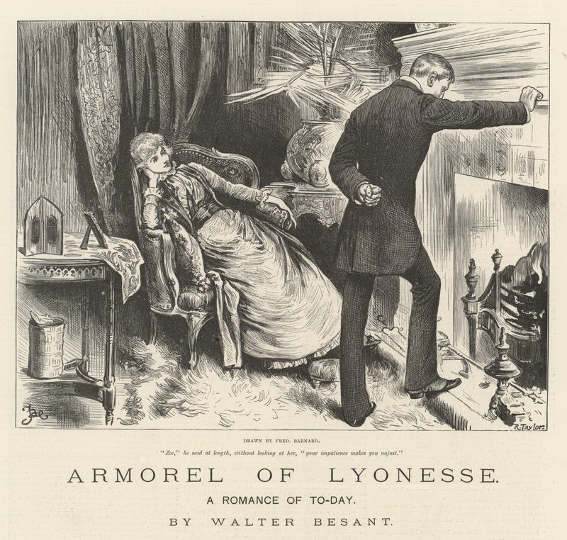 Aronesl of Lyonesse，今日浪漫，Walter Besant 作者 弗雷德里克·巴纳德