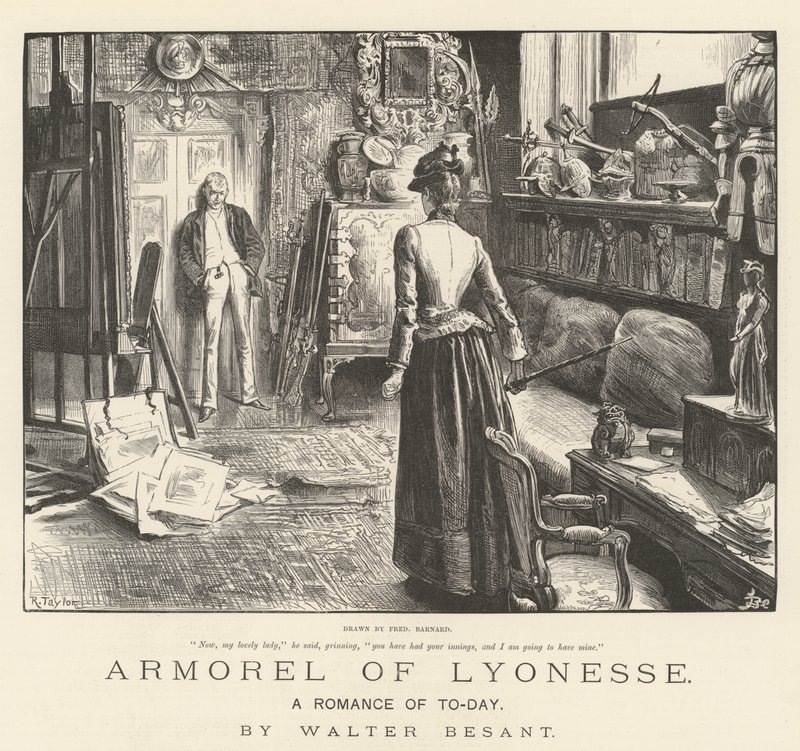 Aronesl of Lyonesse，今日浪漫，Walter Besant 作者 弗雷德里克·巴纳德