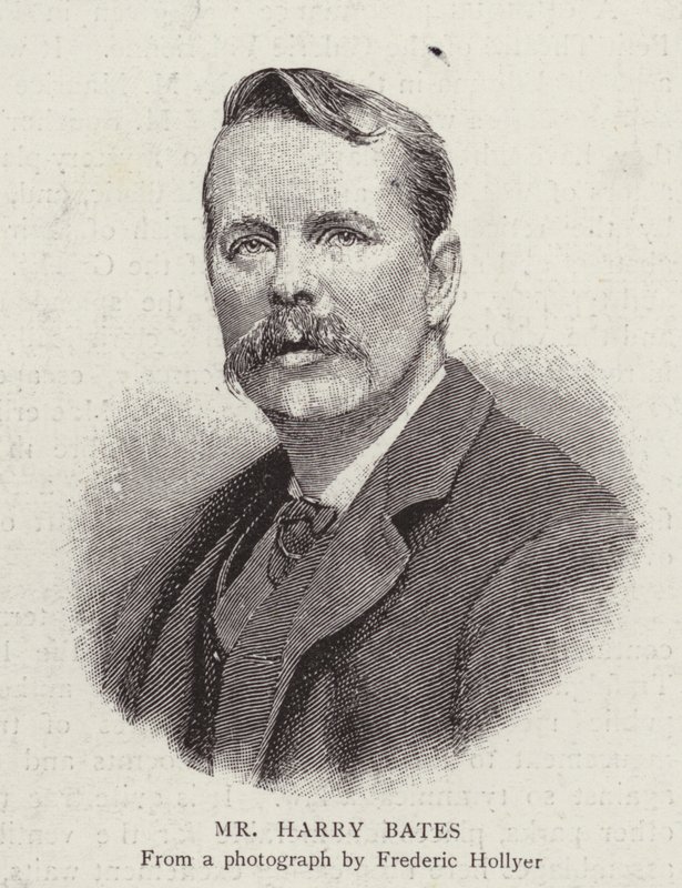 Harry Bates，英国雕塑家（石版画） 作者 弗雷德里克·霍利尔（后）