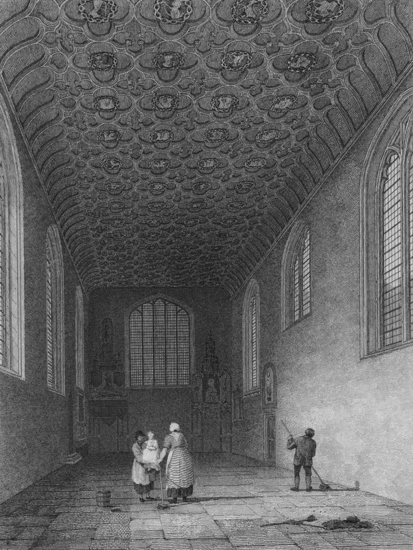 Interior of the Savoy Chapel, Westminster (engraving) 作者 弗雷德里克·纳什（后）