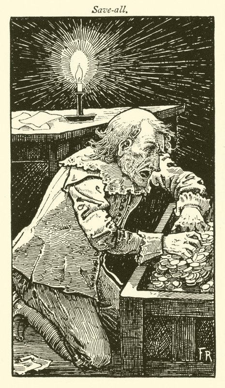 全部保存（雕刻） 作者 弗雷德里克·赫尔滕·莱德（Frederick Hurten Rhead）