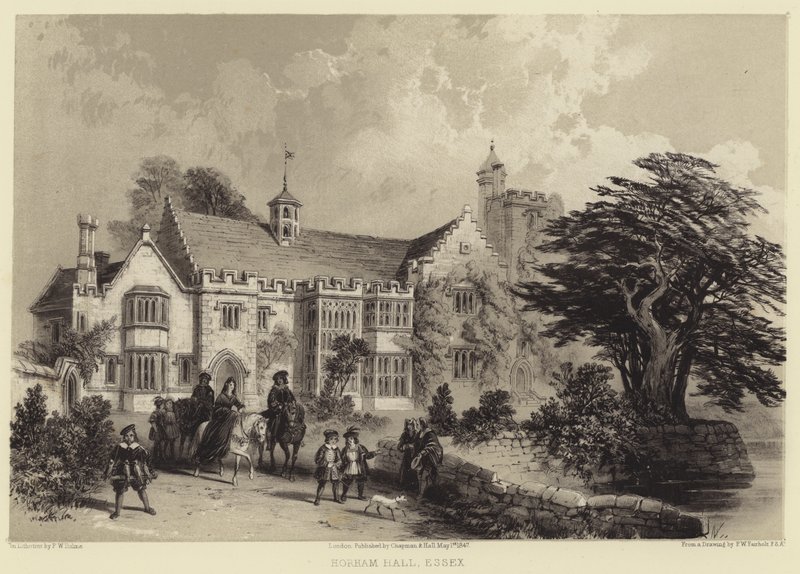 艾塞克斯的Horham Hall 作者 弗雷德里克·威廉·费尔霍尔特