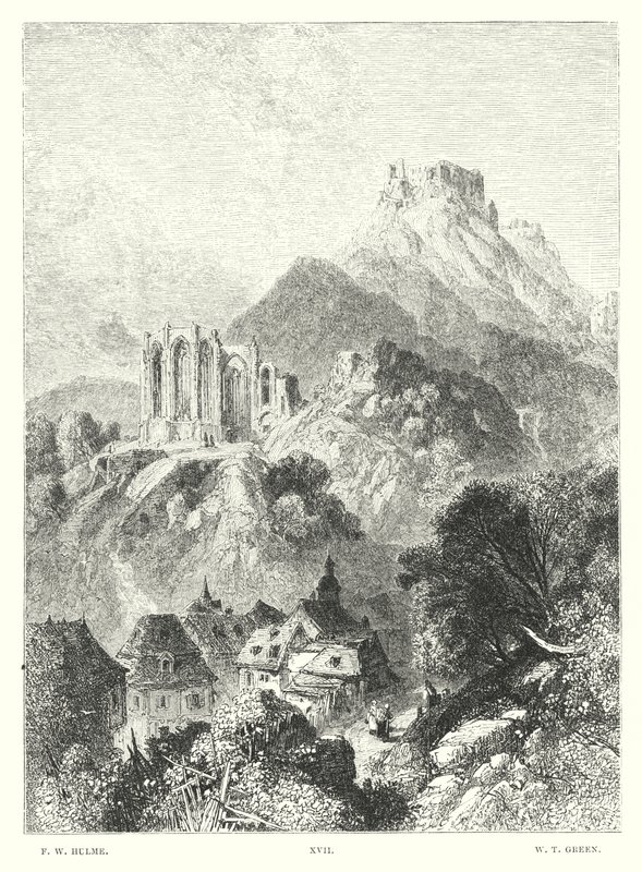 拜伦勋爵的 Childe Harold，Canto III，Stanza 46（雕刻） 作者 弗雷德里克·威廉·赫尔姆