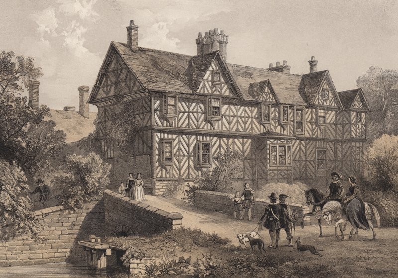 什罗普郡的Pitchford Hall 作者 弗雷德里克·威廉·赫尔姆