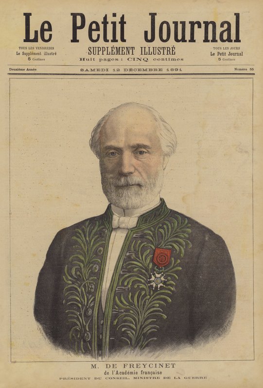 法兰西学院的Charles de Freycinet 作者 法语学校