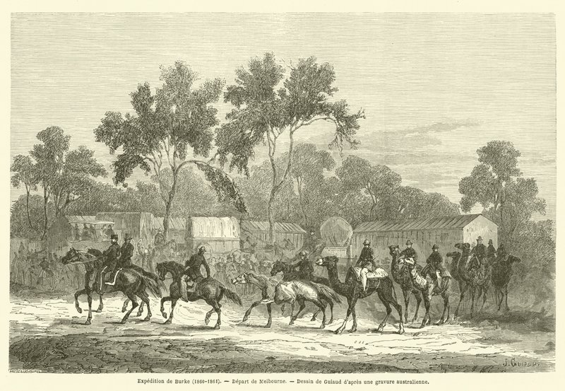Expedition de Burke（1860-1861），墨尔本出发 作者 法语学校