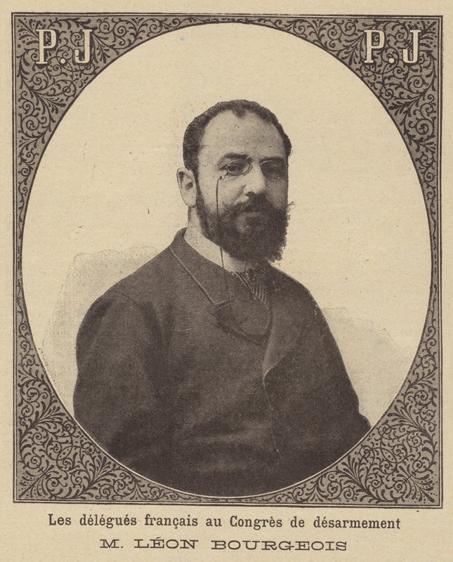 Leon Bourgeois，1899年海牙和平会议的法国代表 作者 法语学校