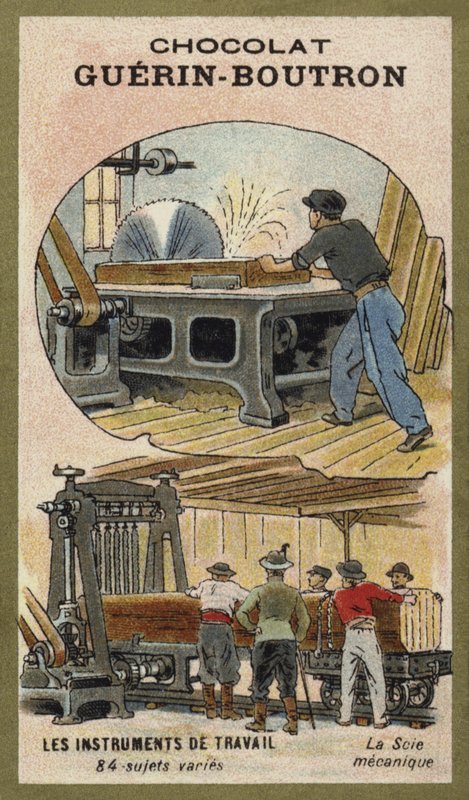 机械锯（chromolitho） 作者 法语学校