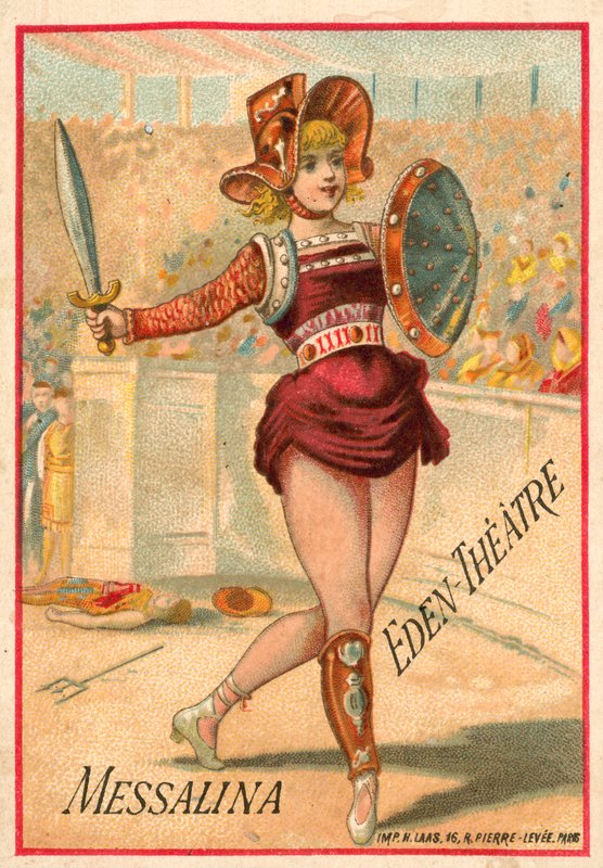 Messalina，巴黎伊甸园剧院的芭蕾舞剧 作者 法语学校