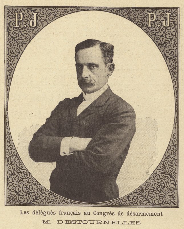 Paul dEstournelles de Constant，1899年海牙和平会议的法国代表 作者 法语学校