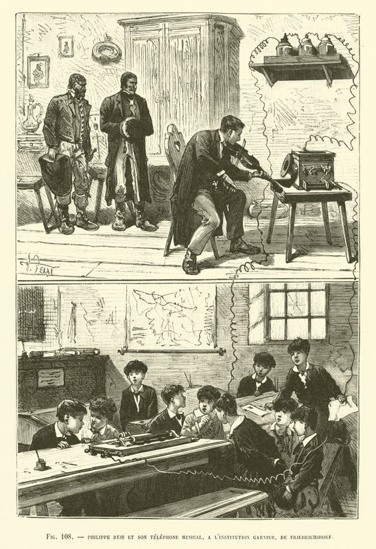 Philippe Reis Et Son电话音乐剧，一个LInstitution Garnier，De Friedrichsdorf 作者 法语学校