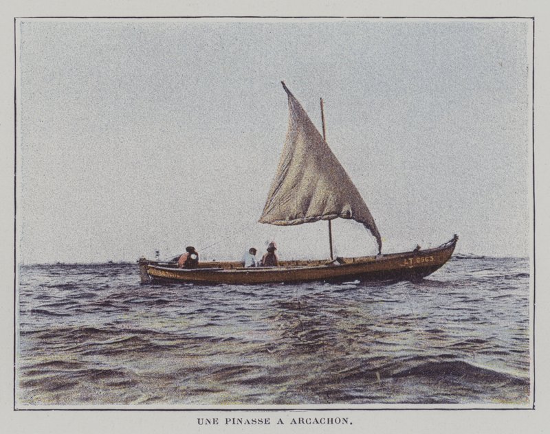 A pinnace at Arcachon, France (colour photo) 作者 法国摄影师