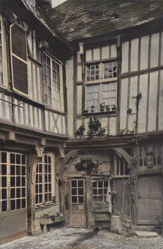 Abbeville，House称为Francois Premier（内院） 作者 法国摄影师