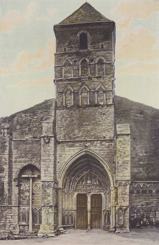Aire-sur-LAdour，Mas-d&39;Aire Church，Facade O. 作者 法国摄影师