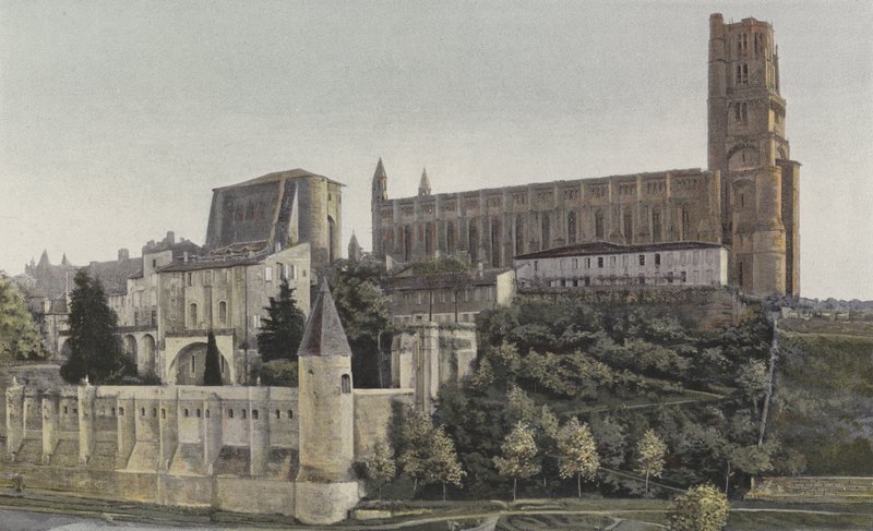 Albi，Cathedrale和Archeveche，Ensemble N. 作者 法国摄影师