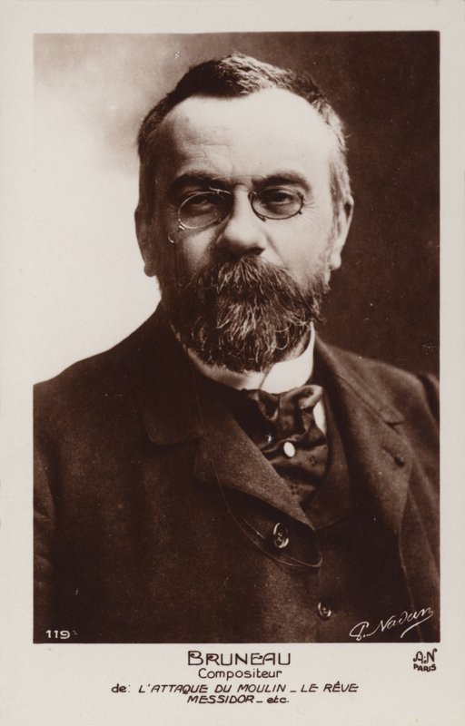 法国作曲家Alfred Bruneau（1857-1934） 作者 法国摄影师
