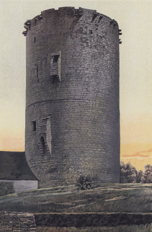 Alluyes，老城堡的土牢，Cote O. 作者 法国摄影师