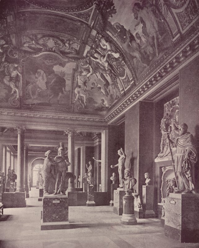 Another View of the Room of the Seasons (b/w photo) 作者 法国摄影师