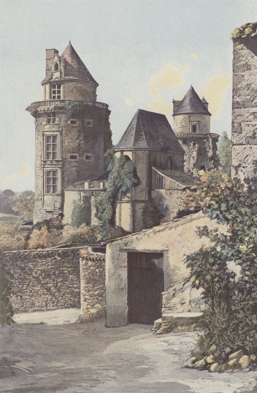 Apremont，Chateau，Corner Tower和Chapel 作者 法国摄影师