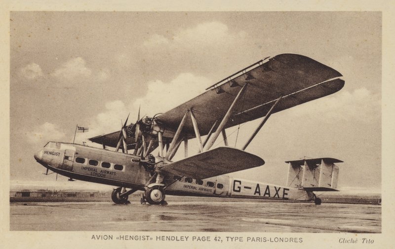 Avion Hengist Hendley Page 42，Type-Londres 作者 法国摄影师