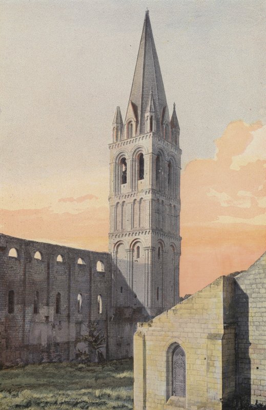 Beaulieu-les-Loches，Abbey Church，Bell Tower NE 作者 法国摄影师