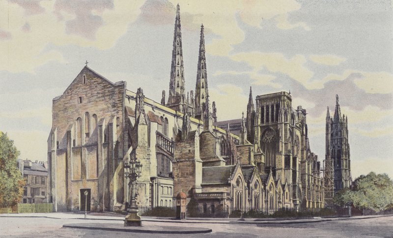 波尔多，Cathedrale St-Andre，SE和Tour Pey-Berland 作者 法国摄影师