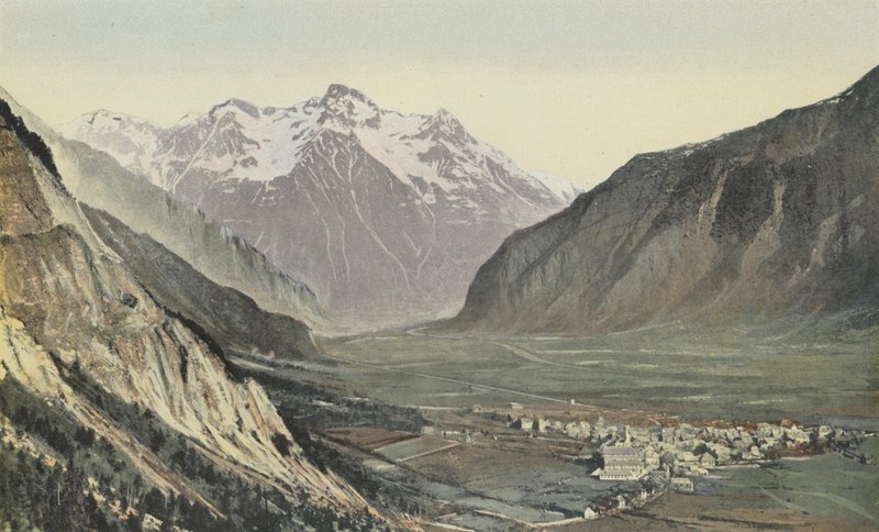 Bourg-DOisans，一般视图 作者 法国摄影师
