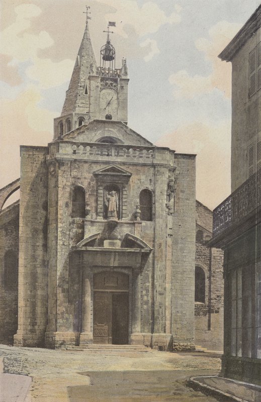 Bourg-Saint-Andeol，教堂，正面O. 作者 法国摄影师
