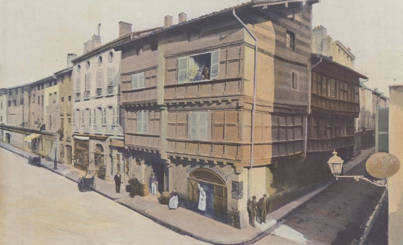 Bourg，西班牙之家，位于Gambetta和政府街道的拐角处 作者 法国摄影师