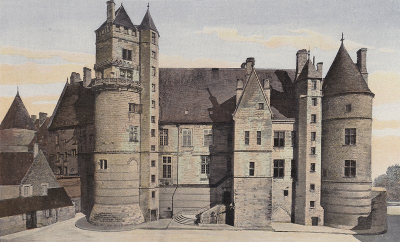 Bourges，Hotel Jacques Coeur，Facade SO 作者 法国摄影师