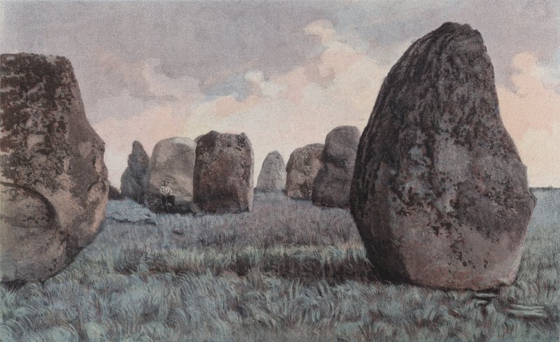 Carnac，Kermario对齐 作者 法国摄影师
