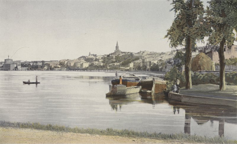 Castelnaudary，从大Bassin采取的全视图 作者 法国摄影师